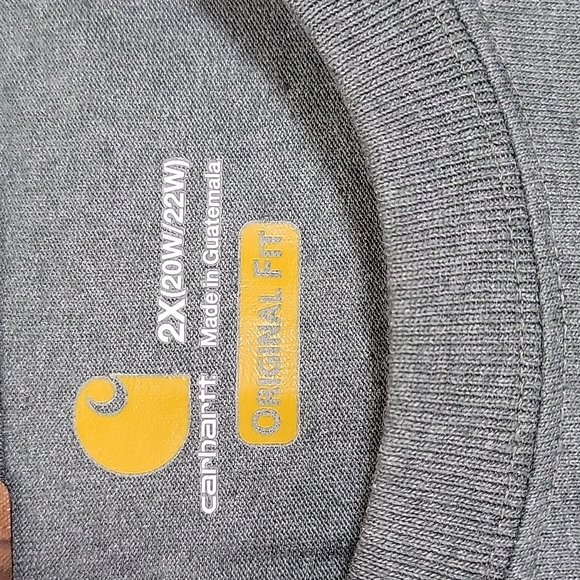 New, Carhartt Original Fit short-sleeve t-shirt women's plus size 2X - Picture 5 of 7